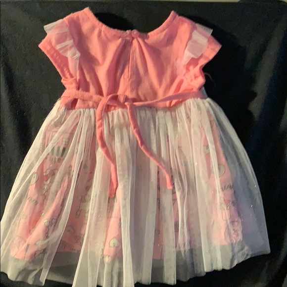 0-3M Infant Pink Party Dress - Picture 3 of 3